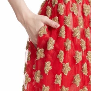 Simone Rocha Star Embroidered Tulle Skirt